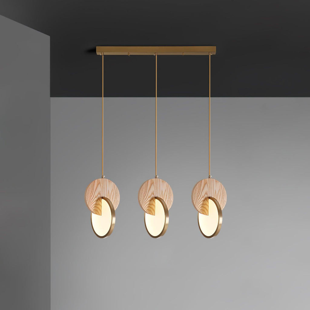 Lysola Suspension en anneau de bois - Neutralighting