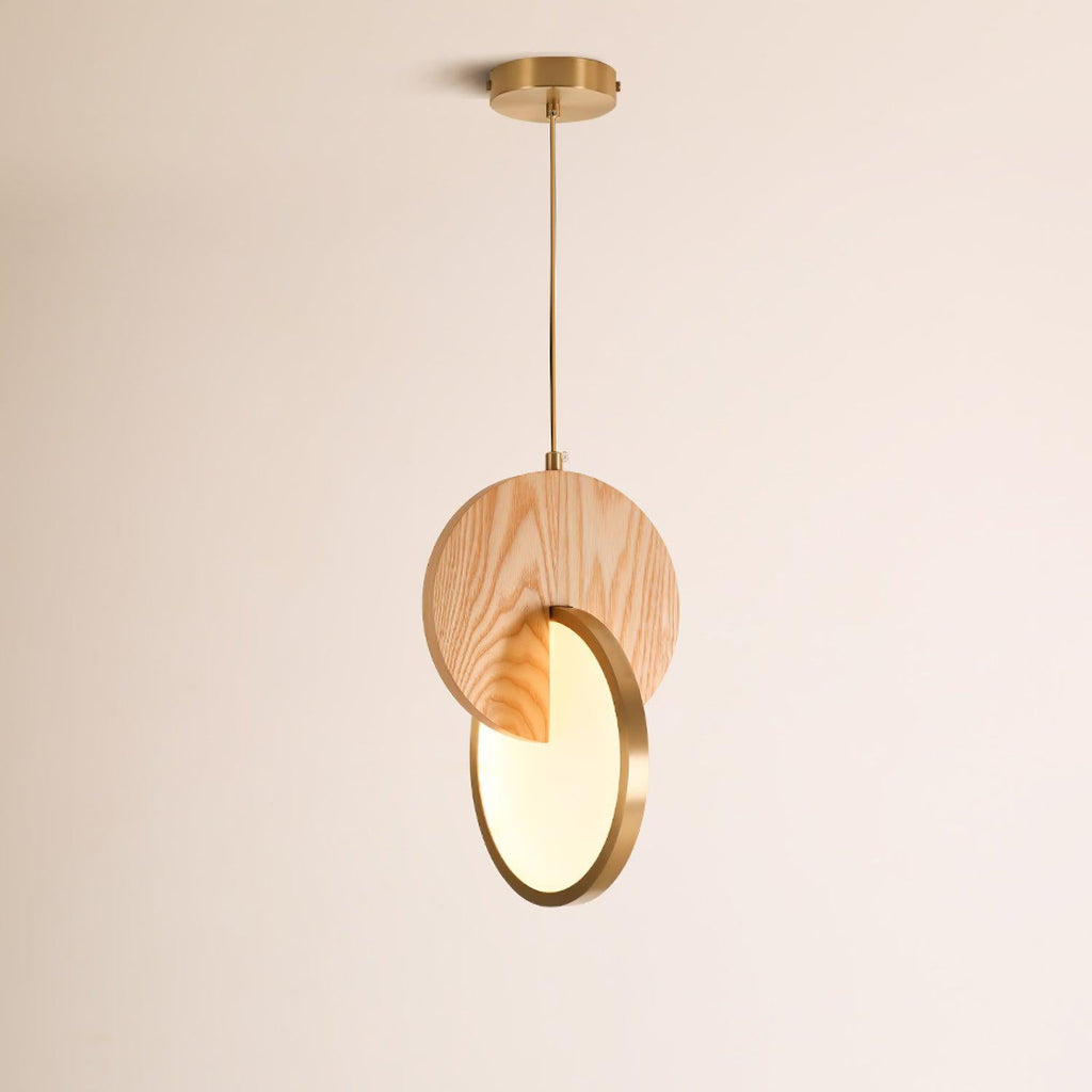 Lysola Suspension en anneau de bois - Neutralighting