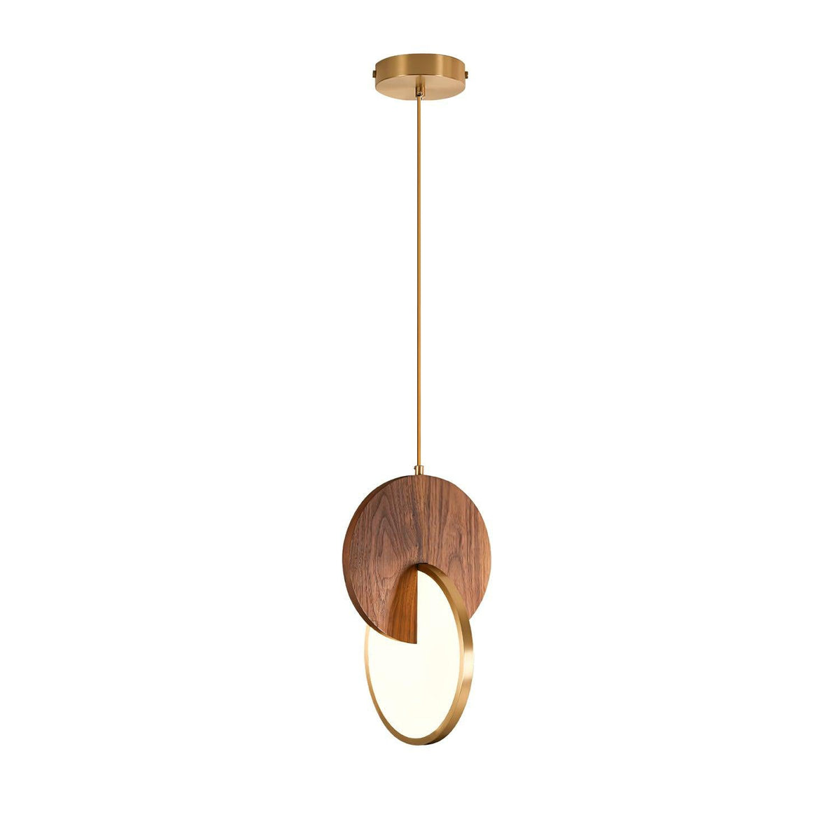 Lysola Suspension en anneau de bois - Neutralighting