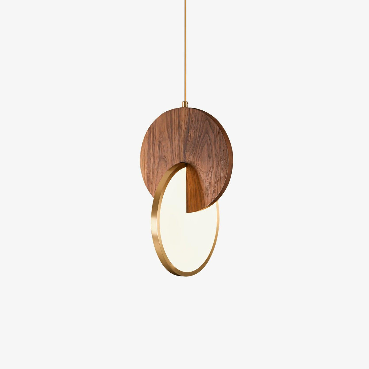 Lysola Suspension en anneau de bois - Neutralighting