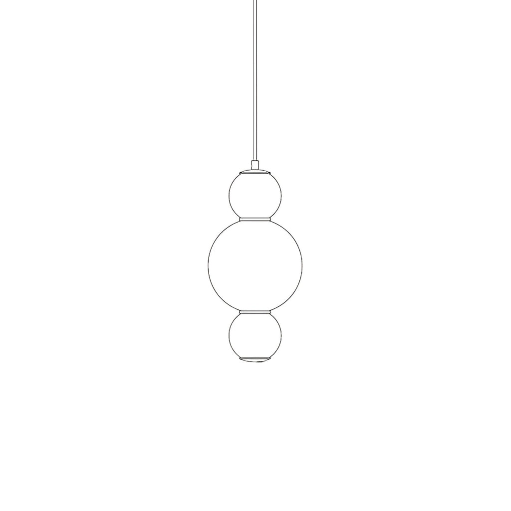 Frankie Suspension en Verre Minimaliste - Neutralighting