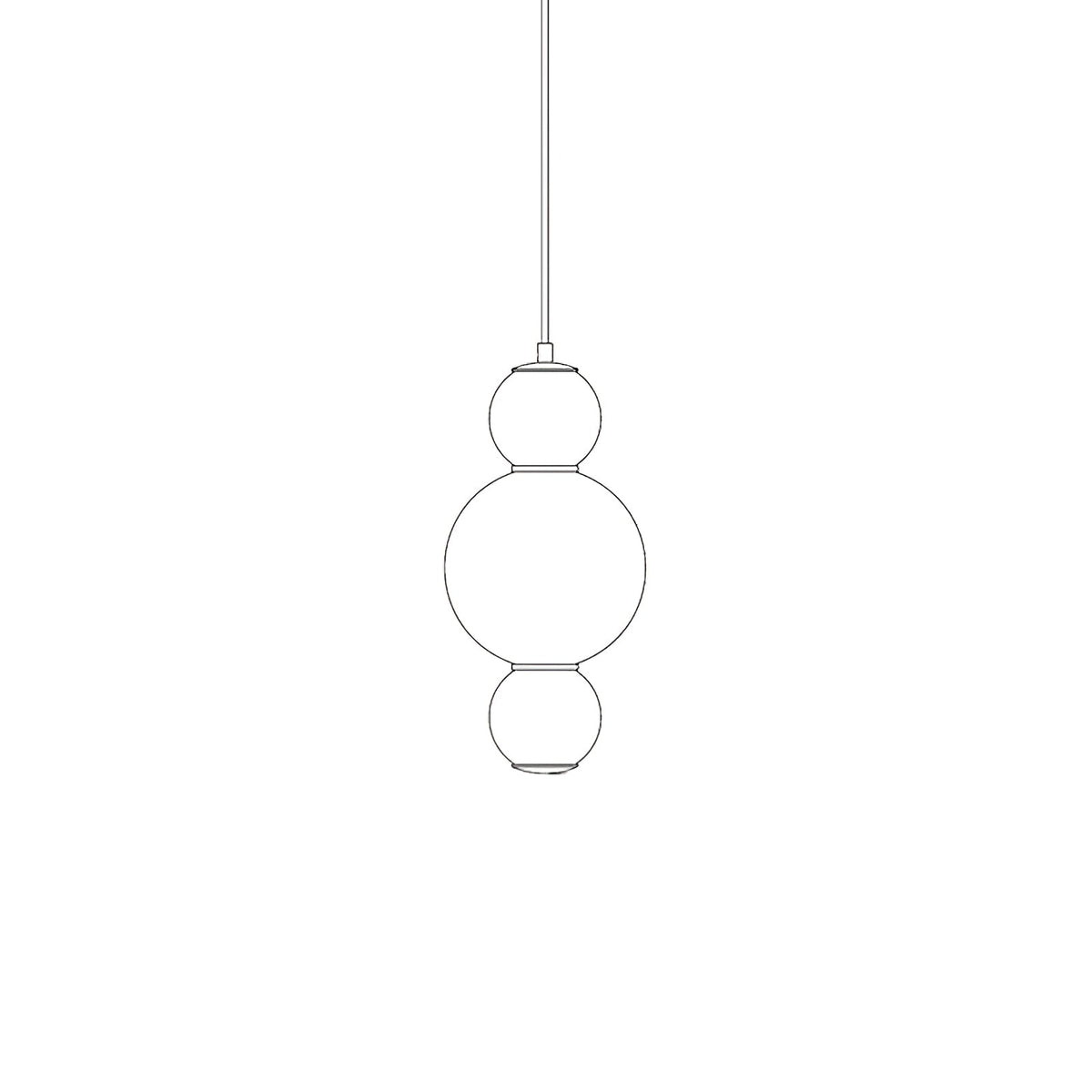 Frankie Suspension en Verre Minimaliste - Neutralighting