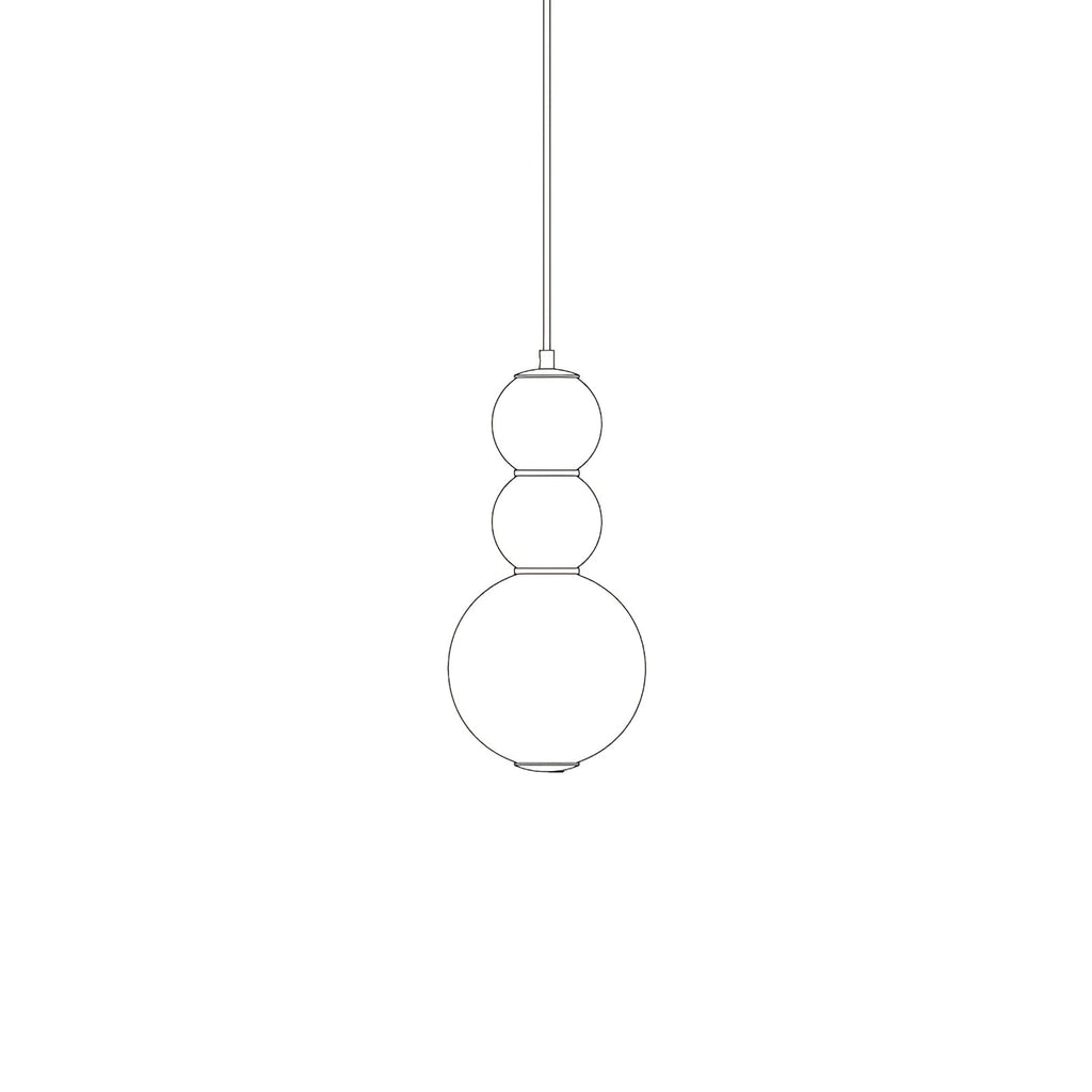 Frankie Suspension en Verre Minimaliste - Neutralighting