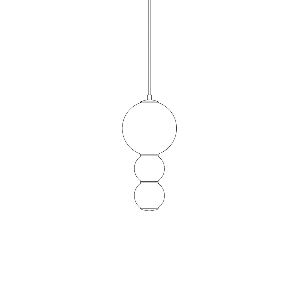 Frankie Suspension en Verre Minimaliste - Neutralighting