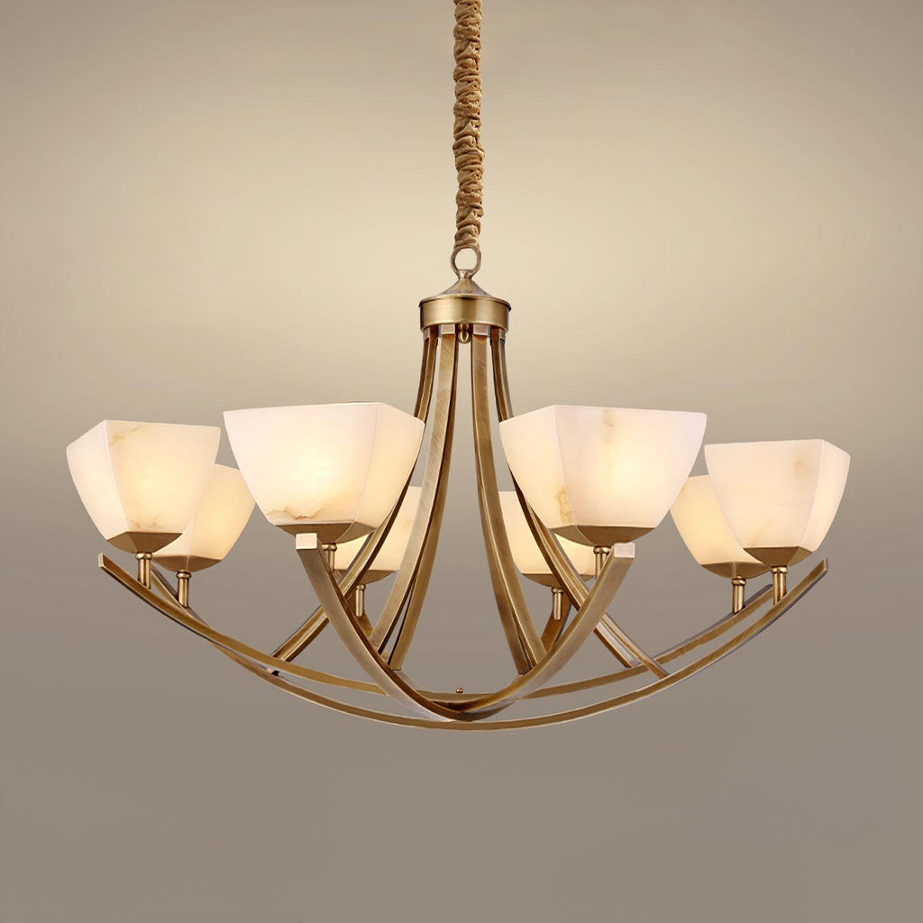 Crown Lustre Classique en Laiton - Neutralighting