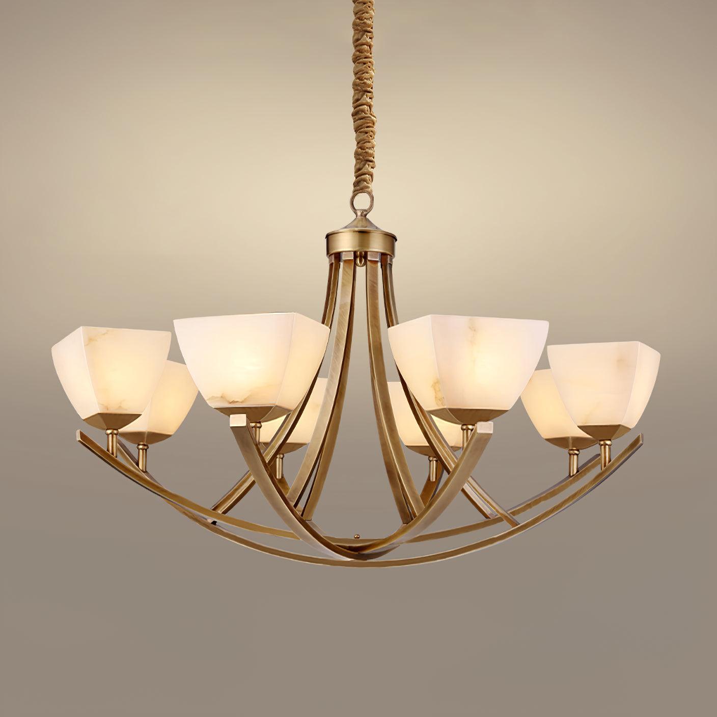 Crown Lustre Classique en Laiton - Neutralighting