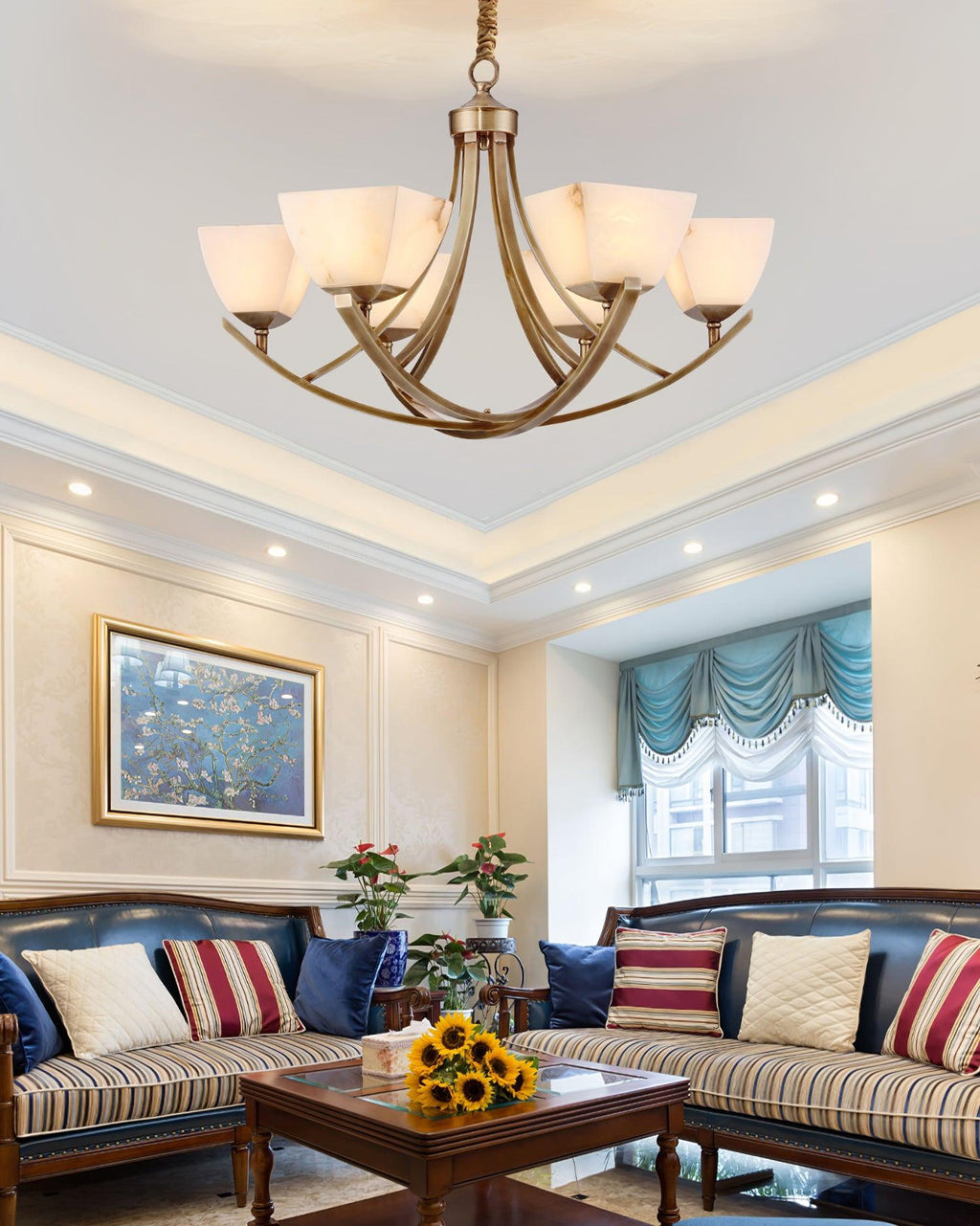 Crown Lustre Classique en Laiton - Neutralighting