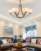 Crown Lustre Classique en Laiton - Neutralighting