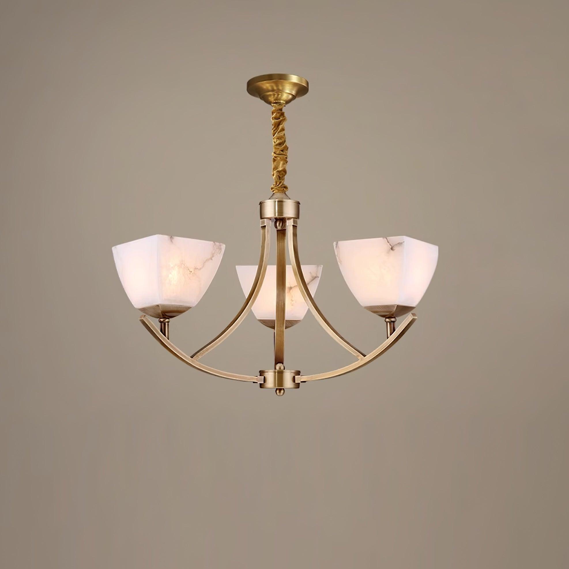 Crown Lustre Classique en Laiton - Neutralighting
