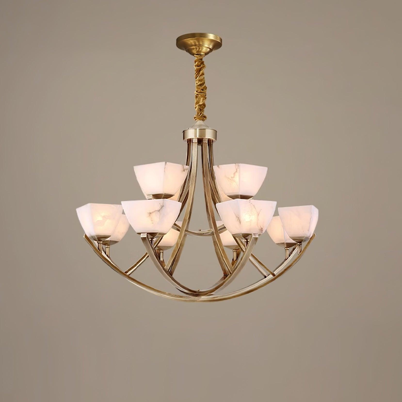 Crown Lustre Classique en Laiton - Neutralighting