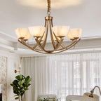 Crown Lustre Classique en Laiton - Neutralighting