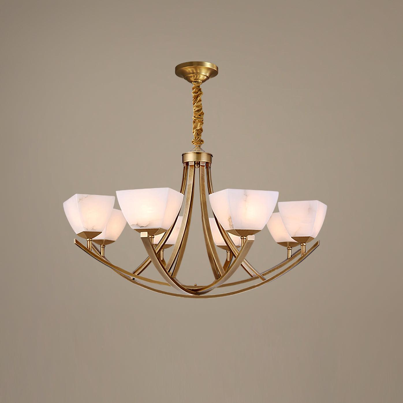 Crown Lustre Classique en Laiton - Neutralighting