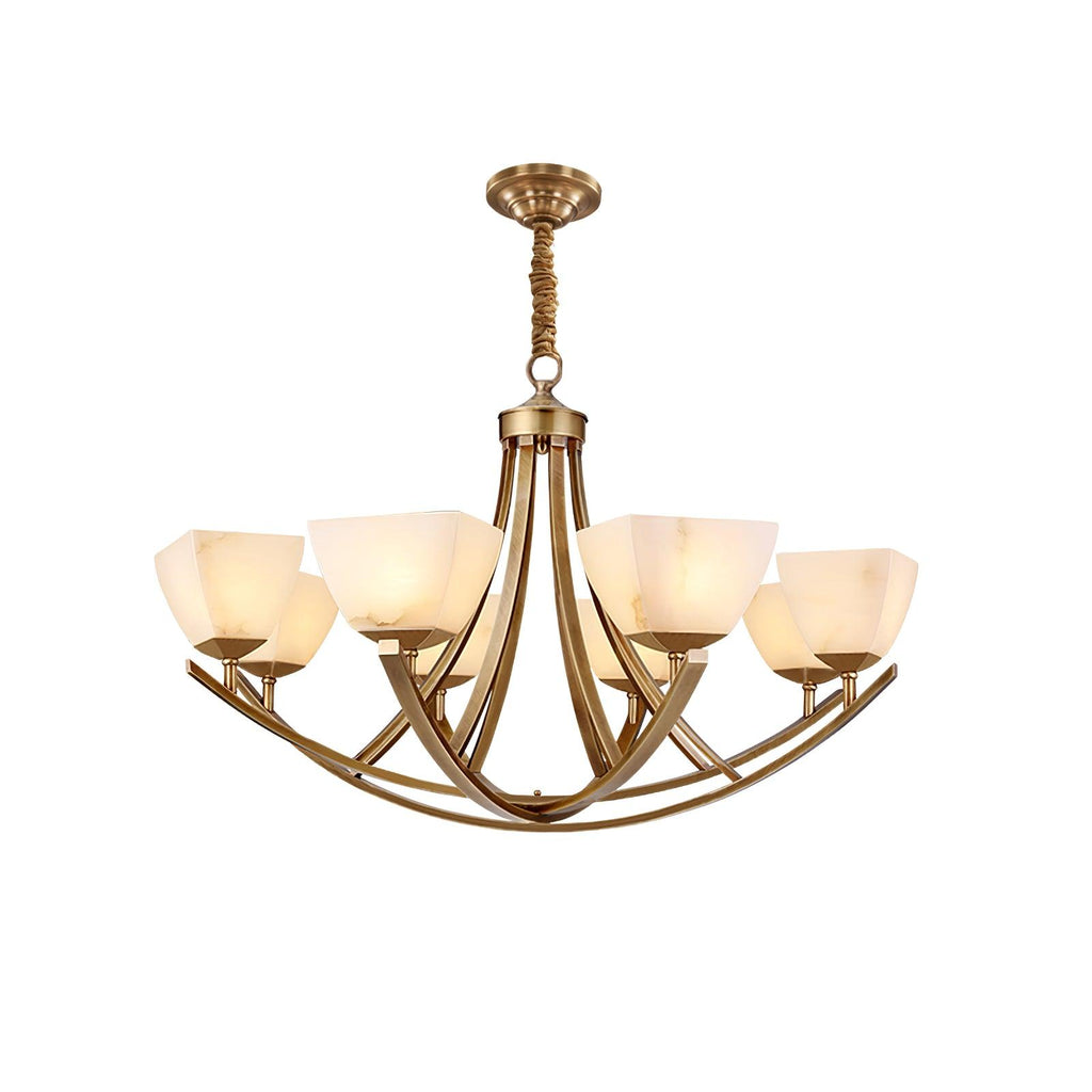 Crown Lustre Classique en Laiton - Neutralighting