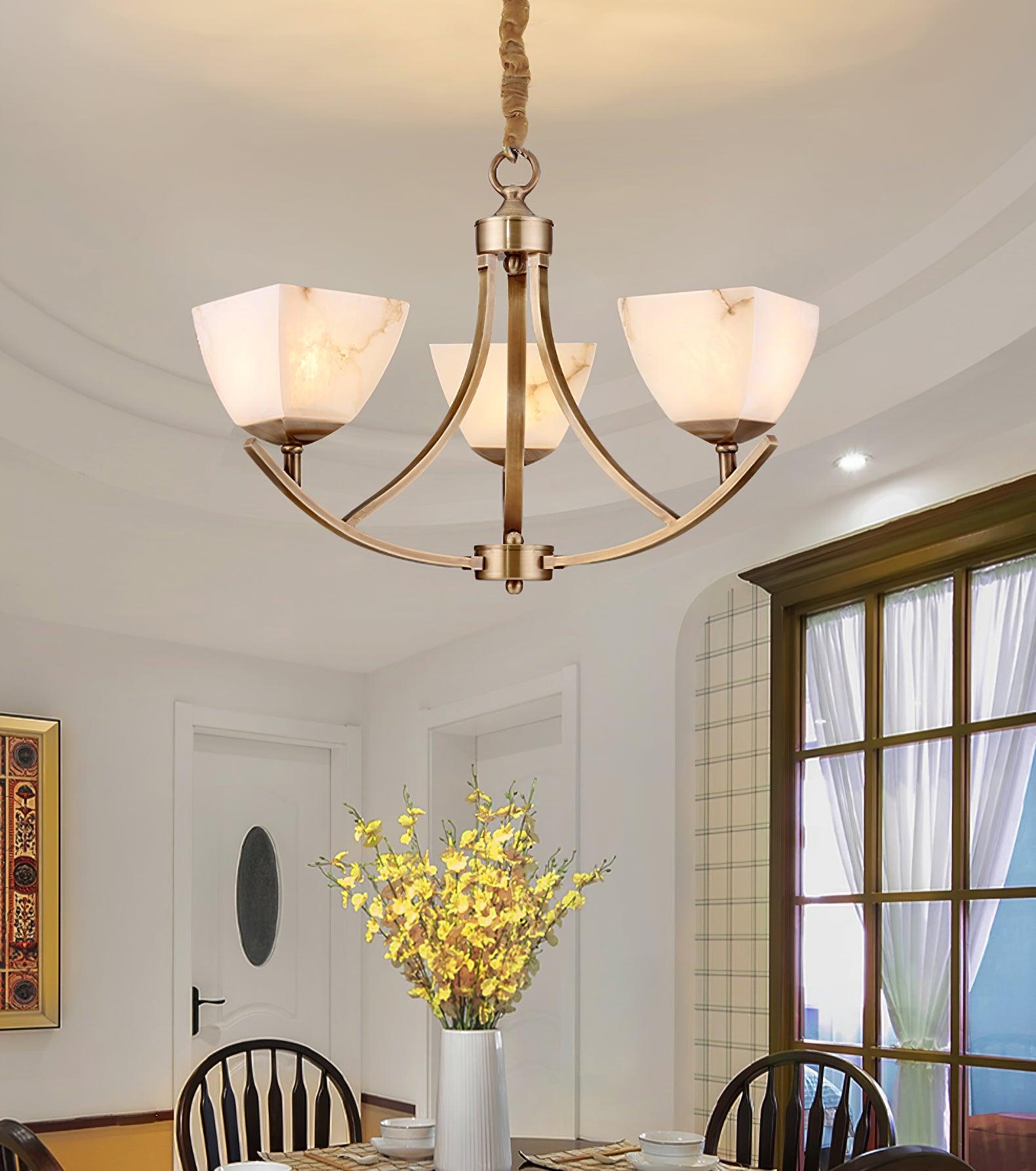 Crown Lustre Classique en Laiton - Neutralighting