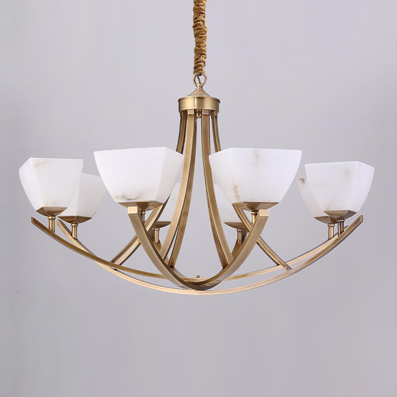 Crown Lustre Classique en Laiton - Neutralighting