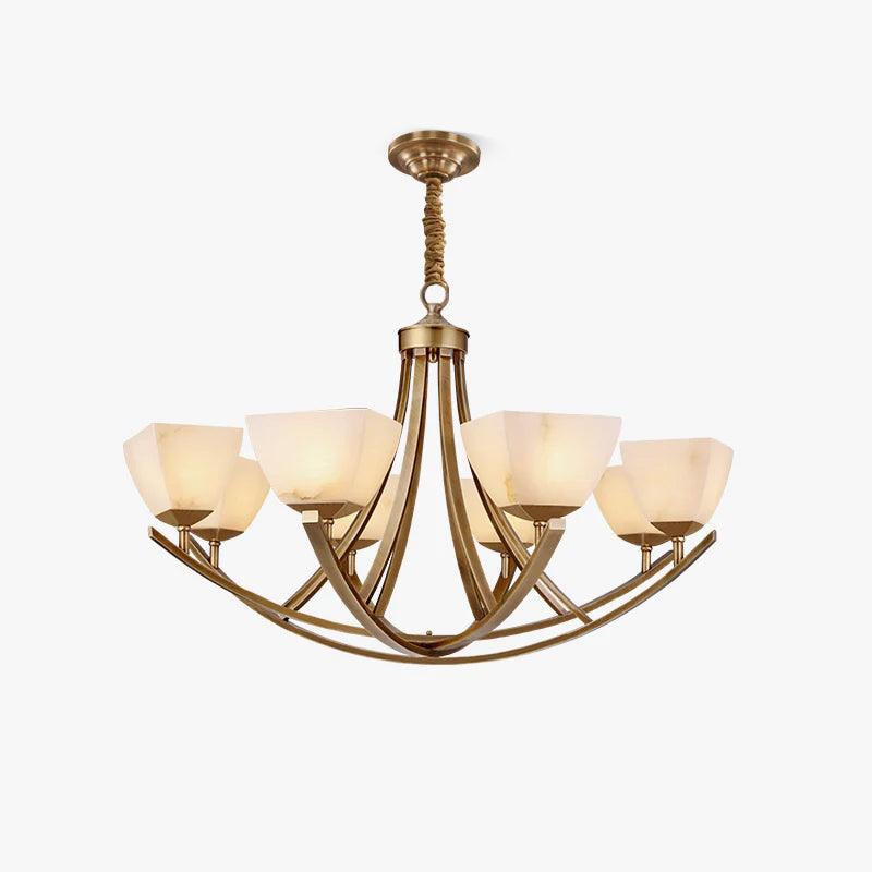 Crown Lustre Classique en Laiton - Neutralighting