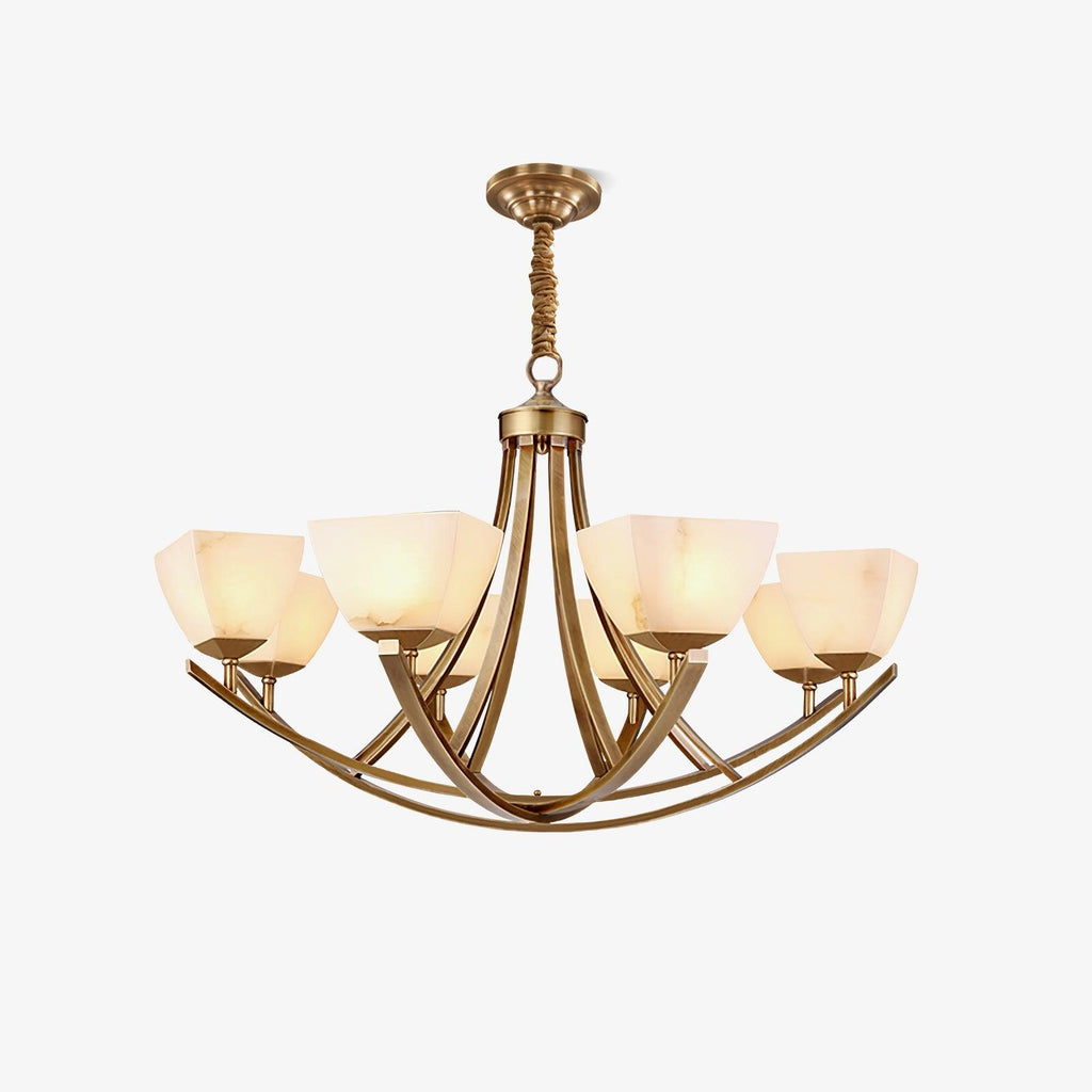 Crown Lustre Classique en Laiton - Neutralighting