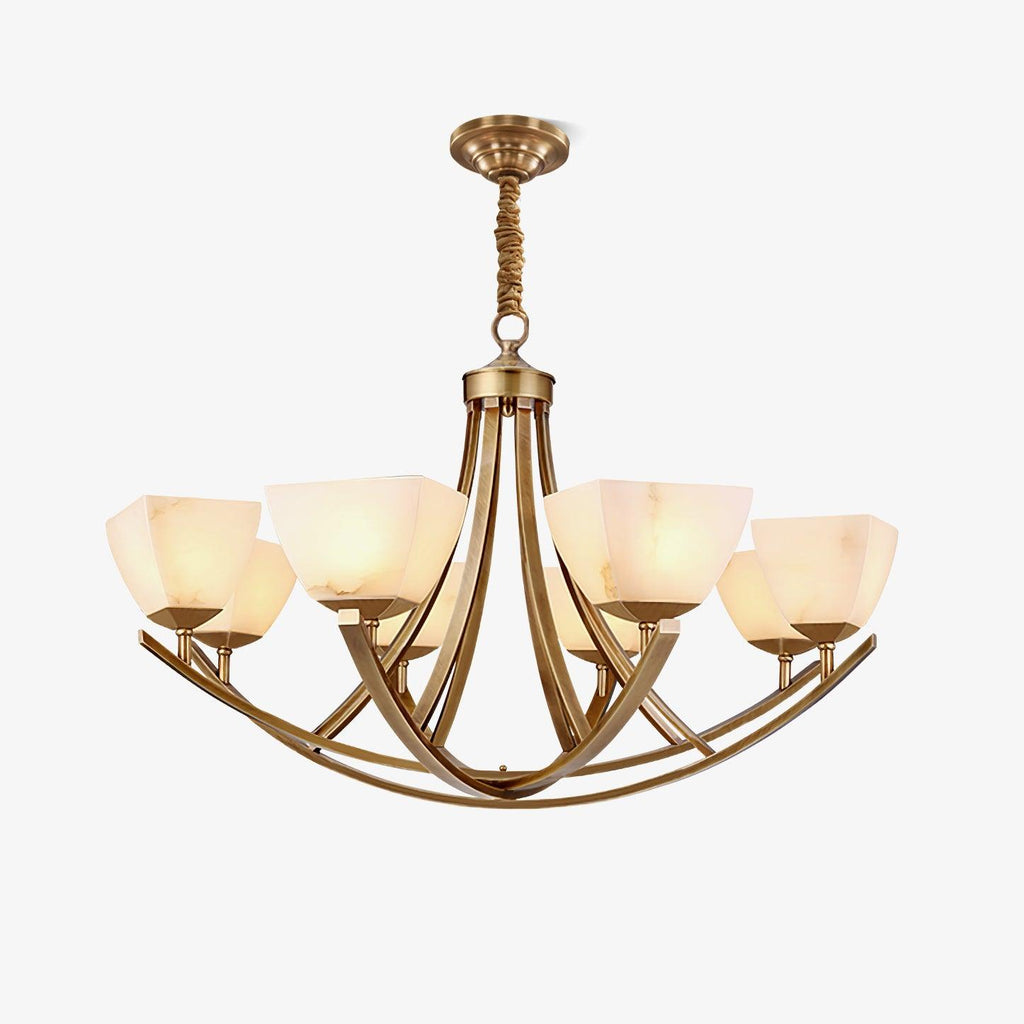Crown Lustre Classique en Laiton - Neutralighting