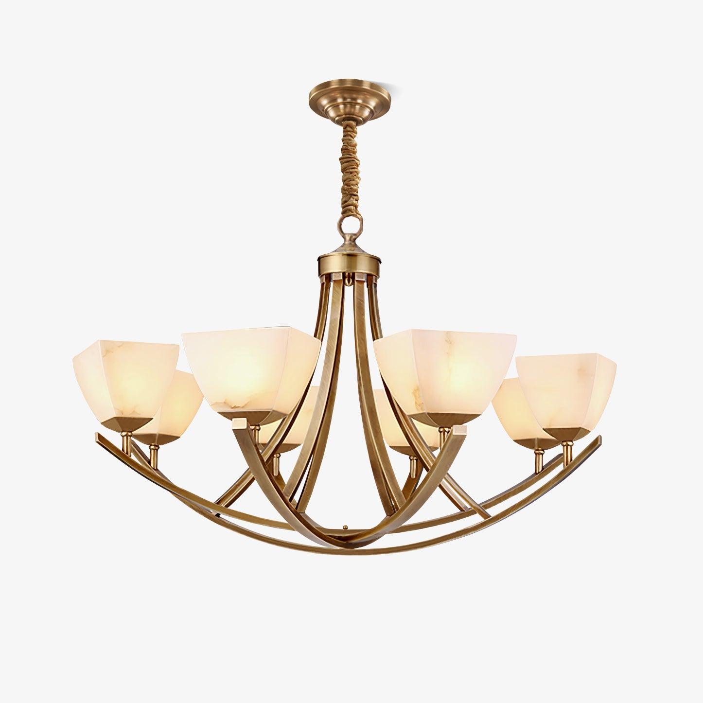 Crown Lustre Classique en Laiton - Neutralighting