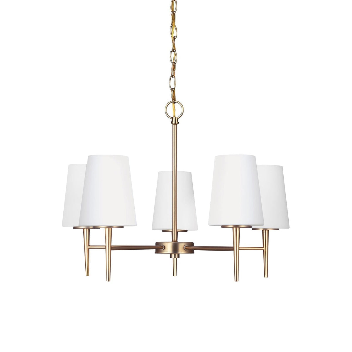 Gaze Chandelier Laiton Verre Élégance Vintage Salon - Neutralighting