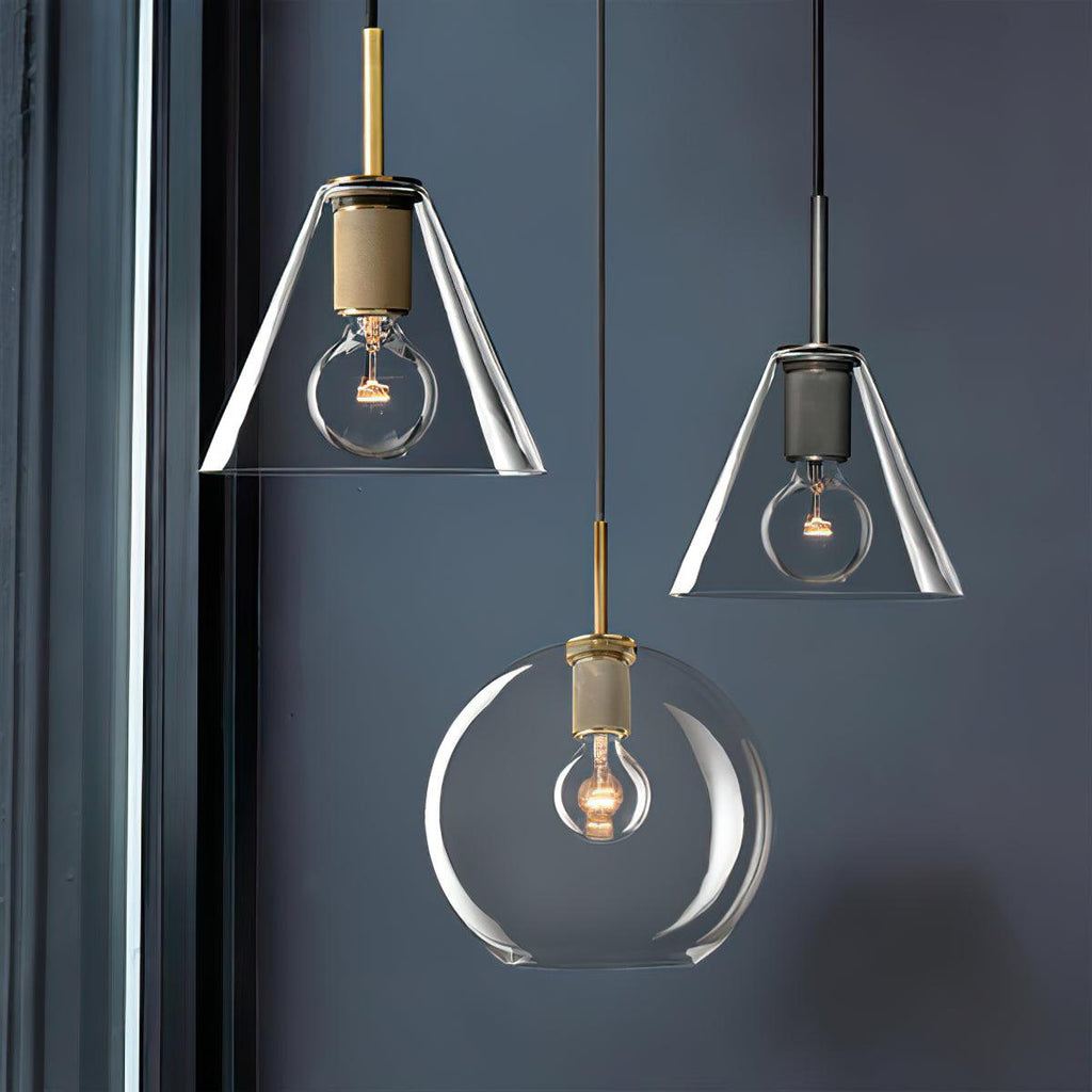 Lyran Suspension minimaliste en laiton pour salle à manger ou cuisine - Neutralighting