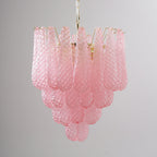 Aurora Chandelier en Verre Rose Luxe - Neutralighting