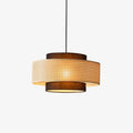 Zerither Lampe Pendante Rattan Tissu - Neutralighting