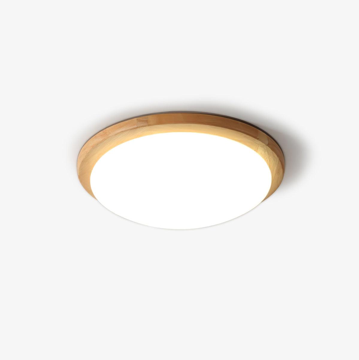 Myshae Plafonnier Tambour Bois Minimaliste - Neutralighting