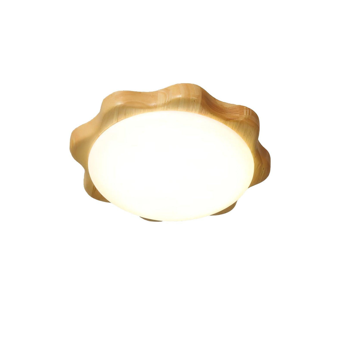 Myshae Plafonnier Tambour Bois Minimaliste - Neutralighting