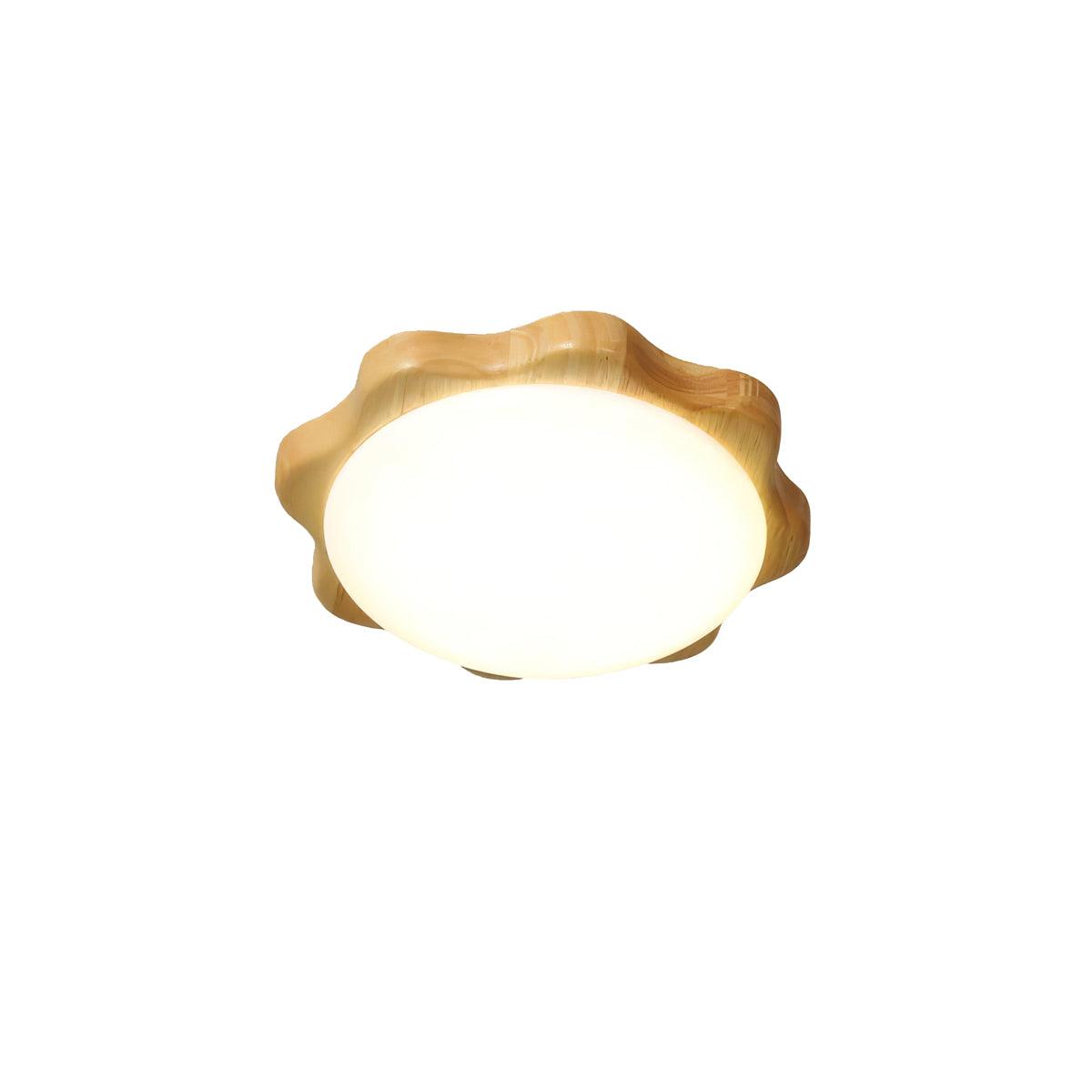 Myshae Plafonnier Tambour Bois Minimaliste - Neutralighting