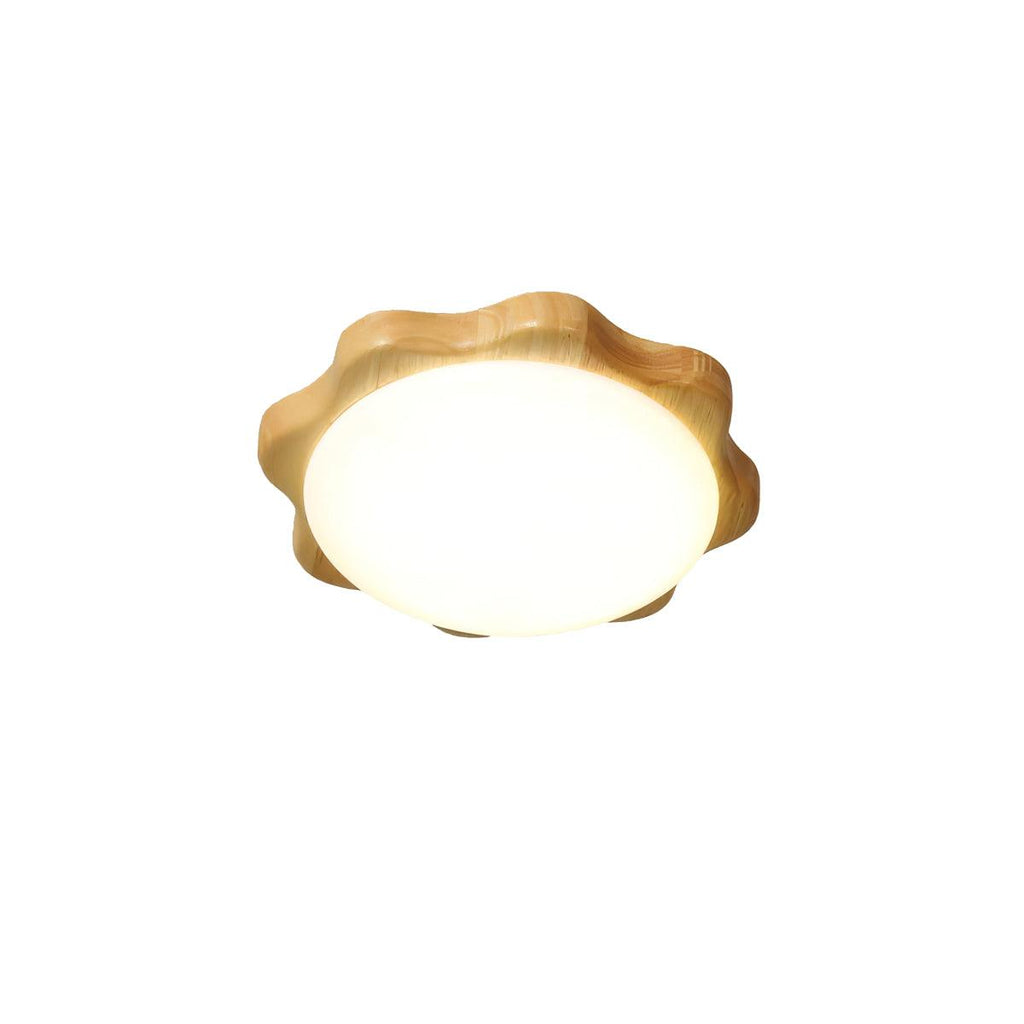Myshae Plafonnier Tambour Bois Minimaliste - Neutralighting