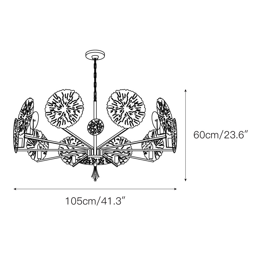 Orb Lustre Métal Laiton Créativité Individuelle - Neutralighting