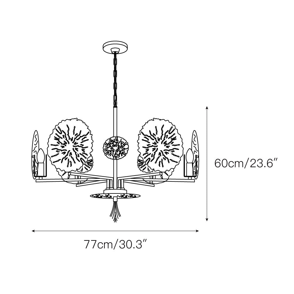 Orb Lustre Métal Laiton Créativité Individuelle - Neutralighting