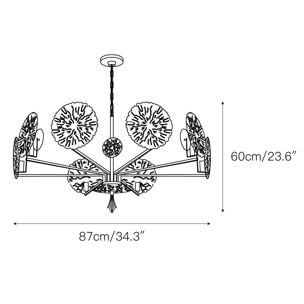 Orb Lustre Métal Laiton Créativité Individuelle - Neutralighting