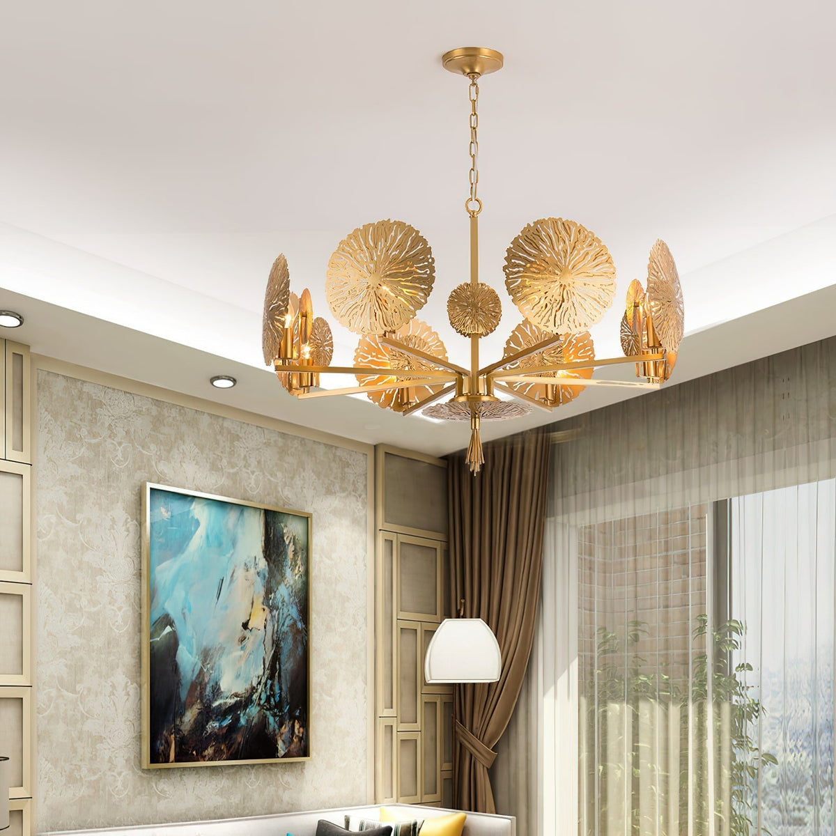 Orb Lustre Métal Laiton Créativité Individuelle - Neutralighting