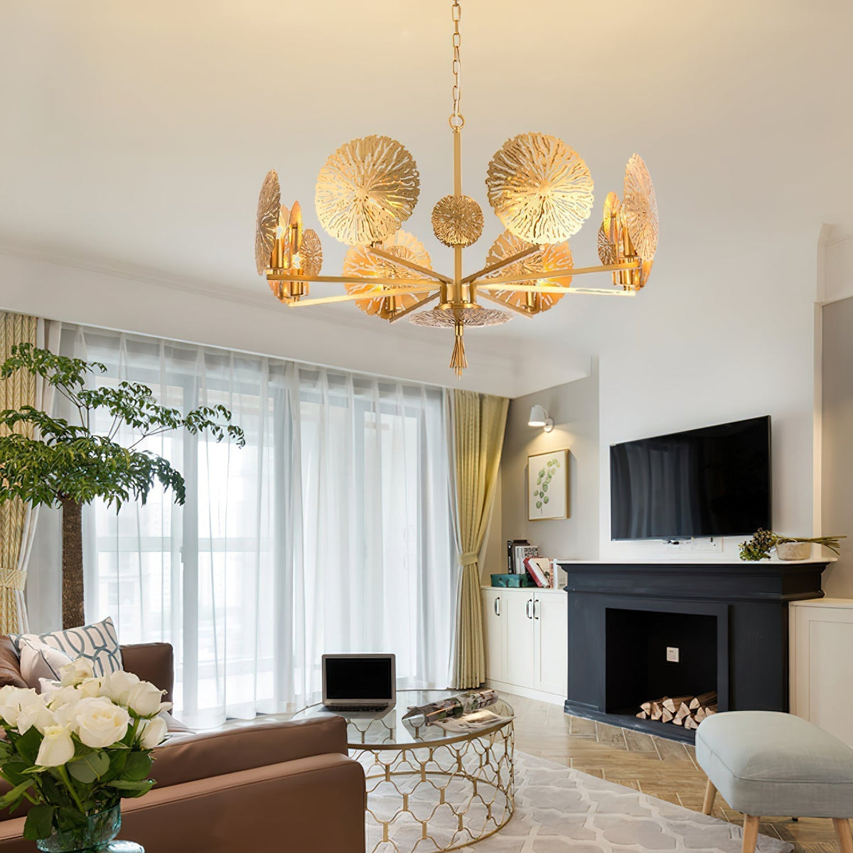 Orb Lustre Métal Laiton Créativité Individuelle - Neutralighting