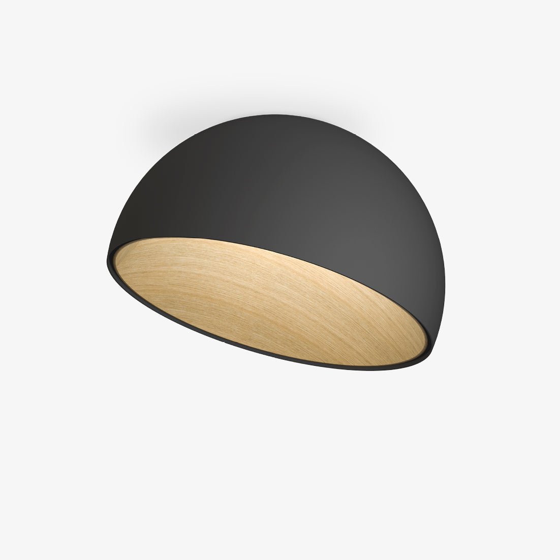 Solara Plafonnier Dôme Bois Minimaliste - Neutralighting