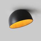 Solara Plafonnier Dôme Bois Minimaliste - Neutralighting