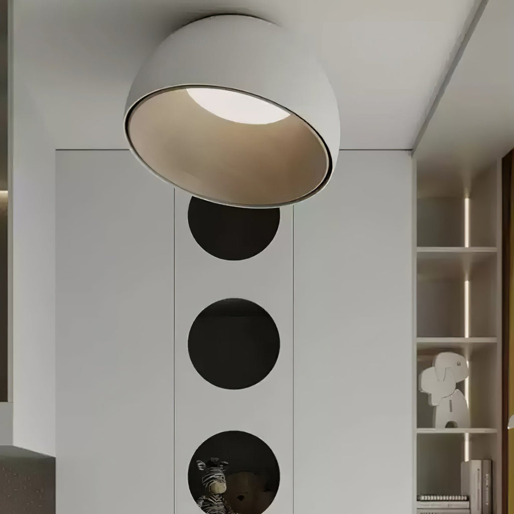 Solara Plafonnier Dôme Bois Minimaliste - Neutralighting