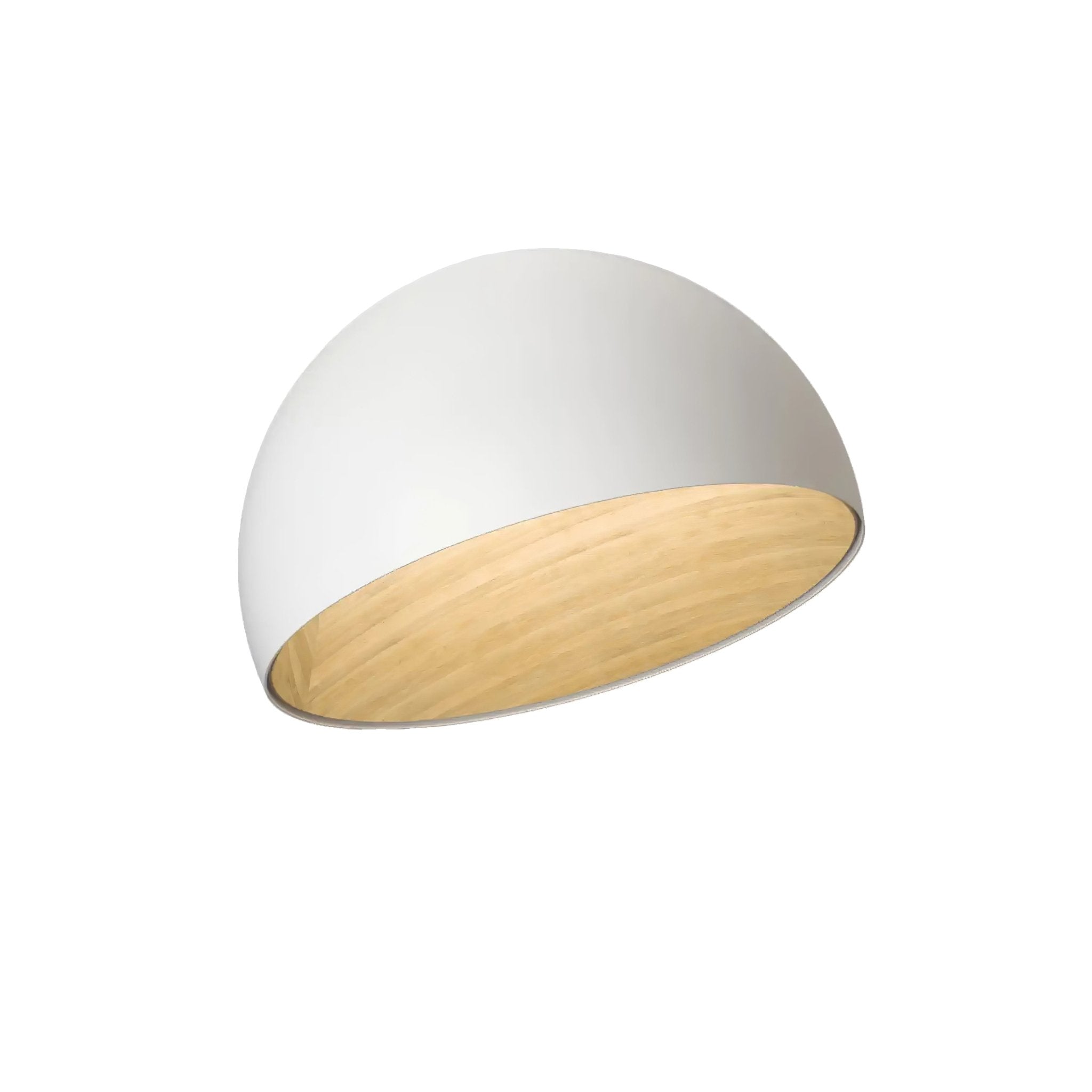 Solara Plafonnier Dôme Bois Minimaliste - Neutralighting
