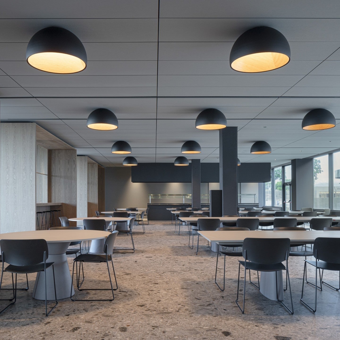 Solara Plafonnier Dôme Bois Minimaliste - Neutralighting
