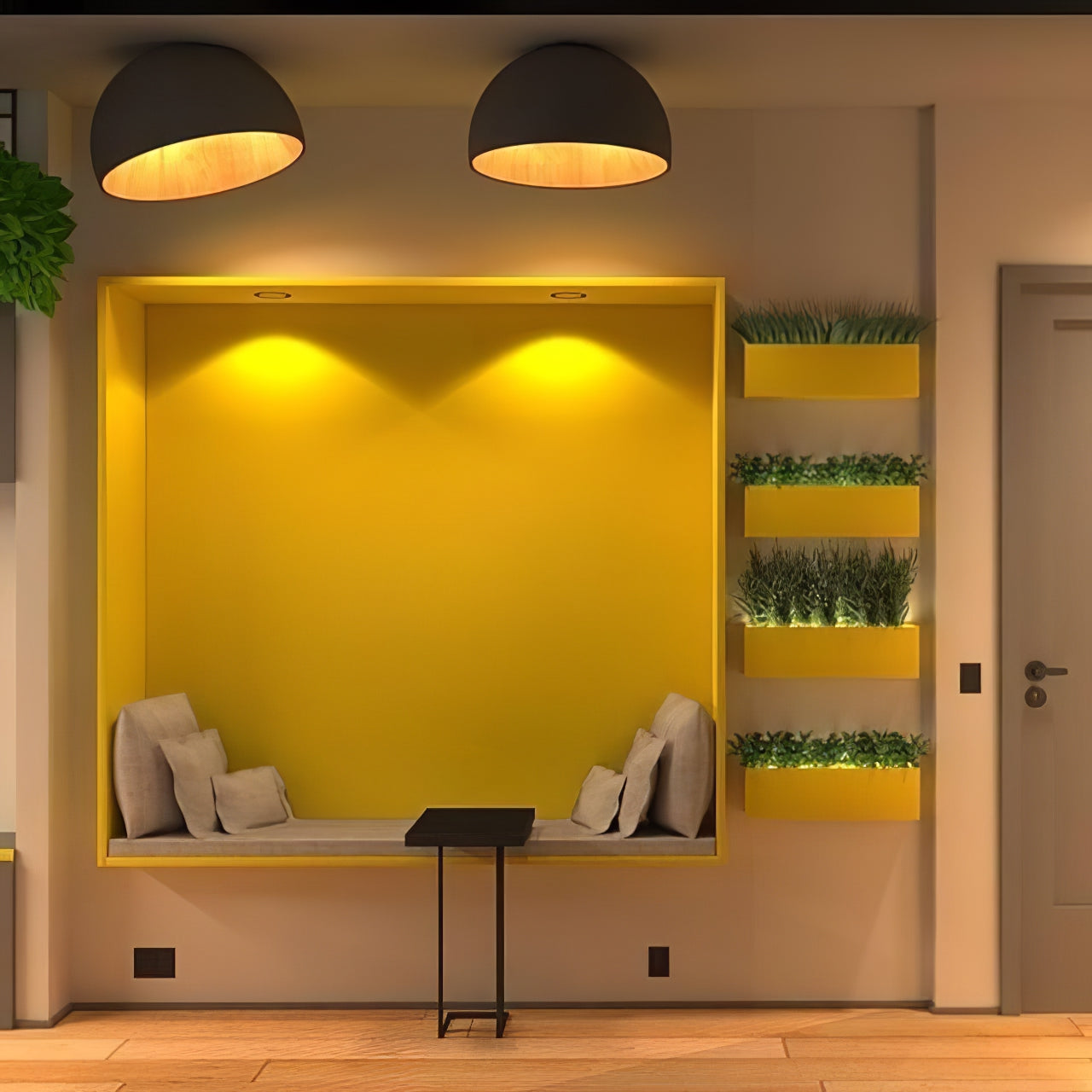 Solara Plafonnier Dôme Bois Minimaliste - Neutralighting