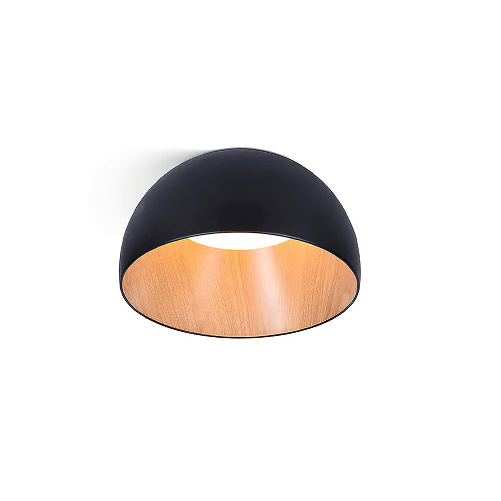 Solara Plafonnier Dôme Bois Minimaliste - Neutralighting