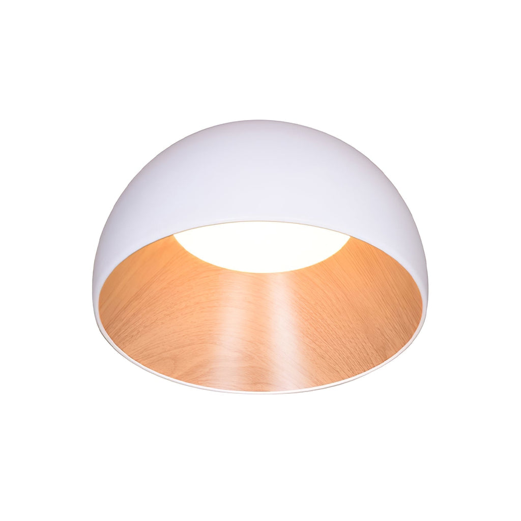 Solara Plafonnier Dôme Bois Minimaliste - Neutralighting