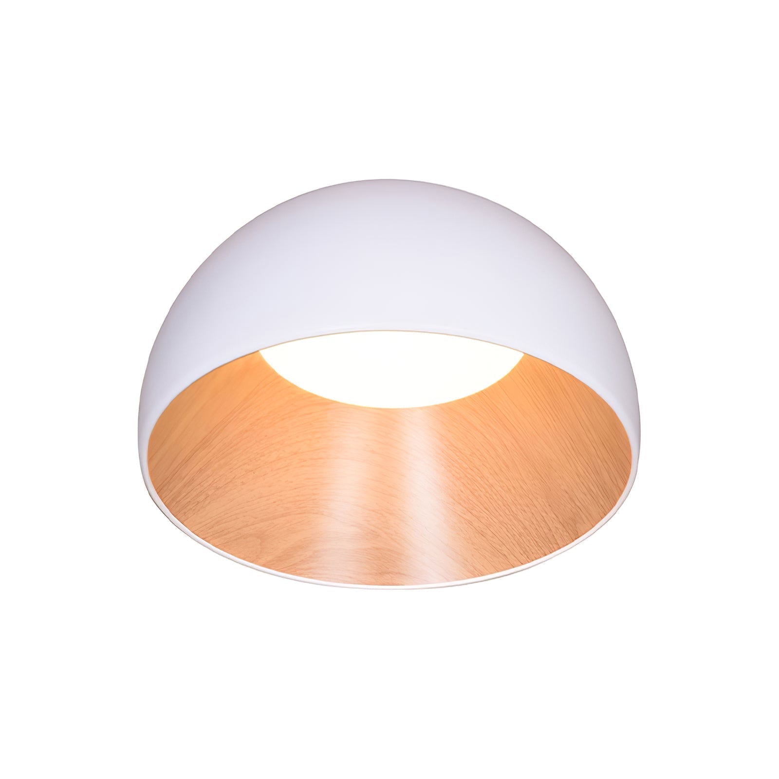 Solara Plafonnier Dôme Bois Minimaliste - Neutralighting