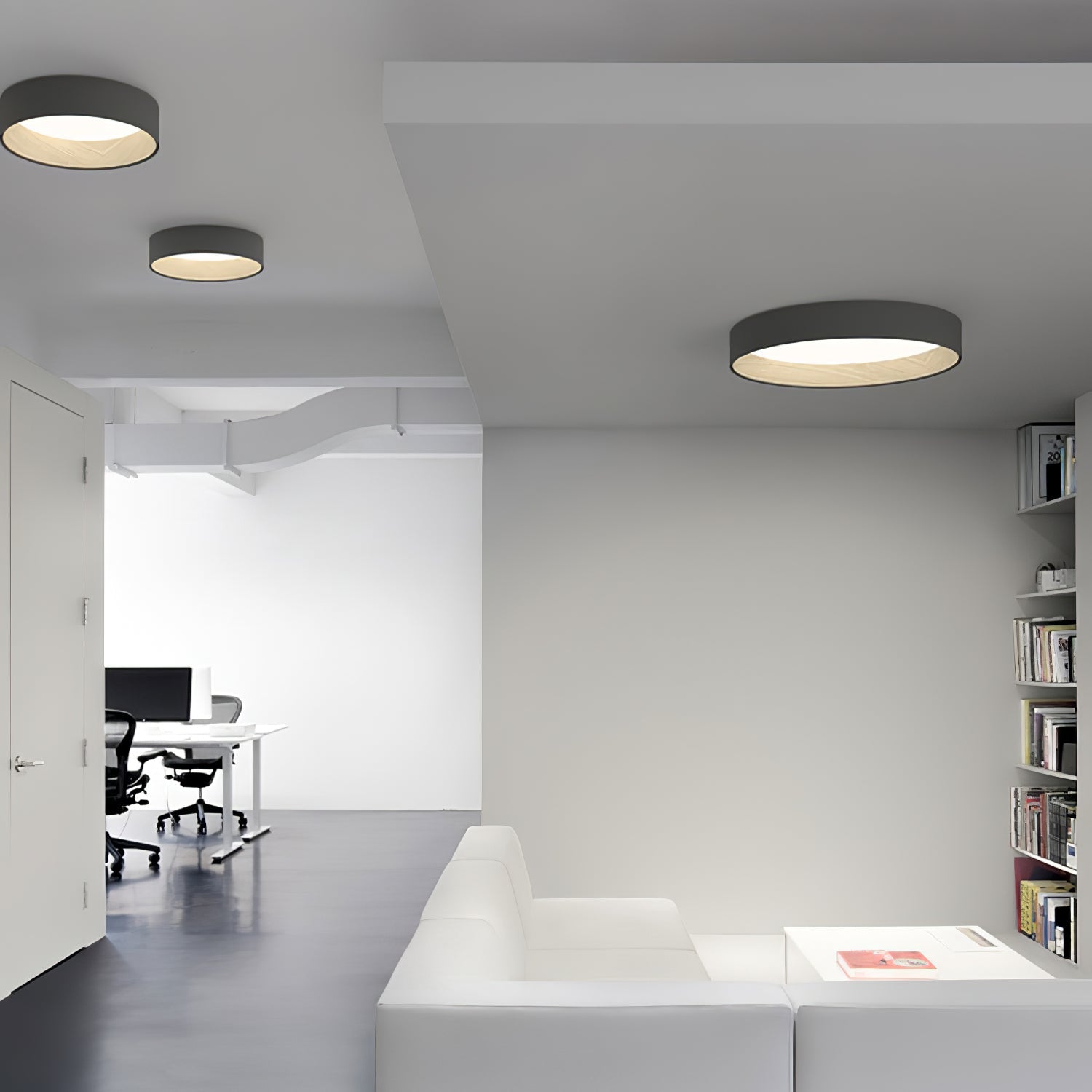 Caraeara Plafonnier Rond Moderne Minimaliste - Neutralighting