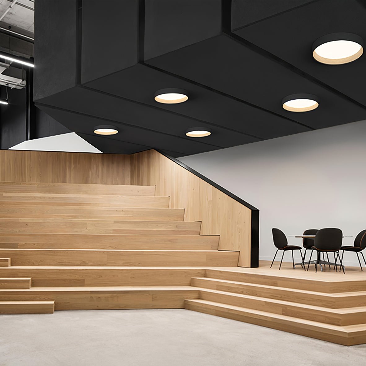 Caraeara Plafonnier Rond Moderne Minimaliste - Neutralighting