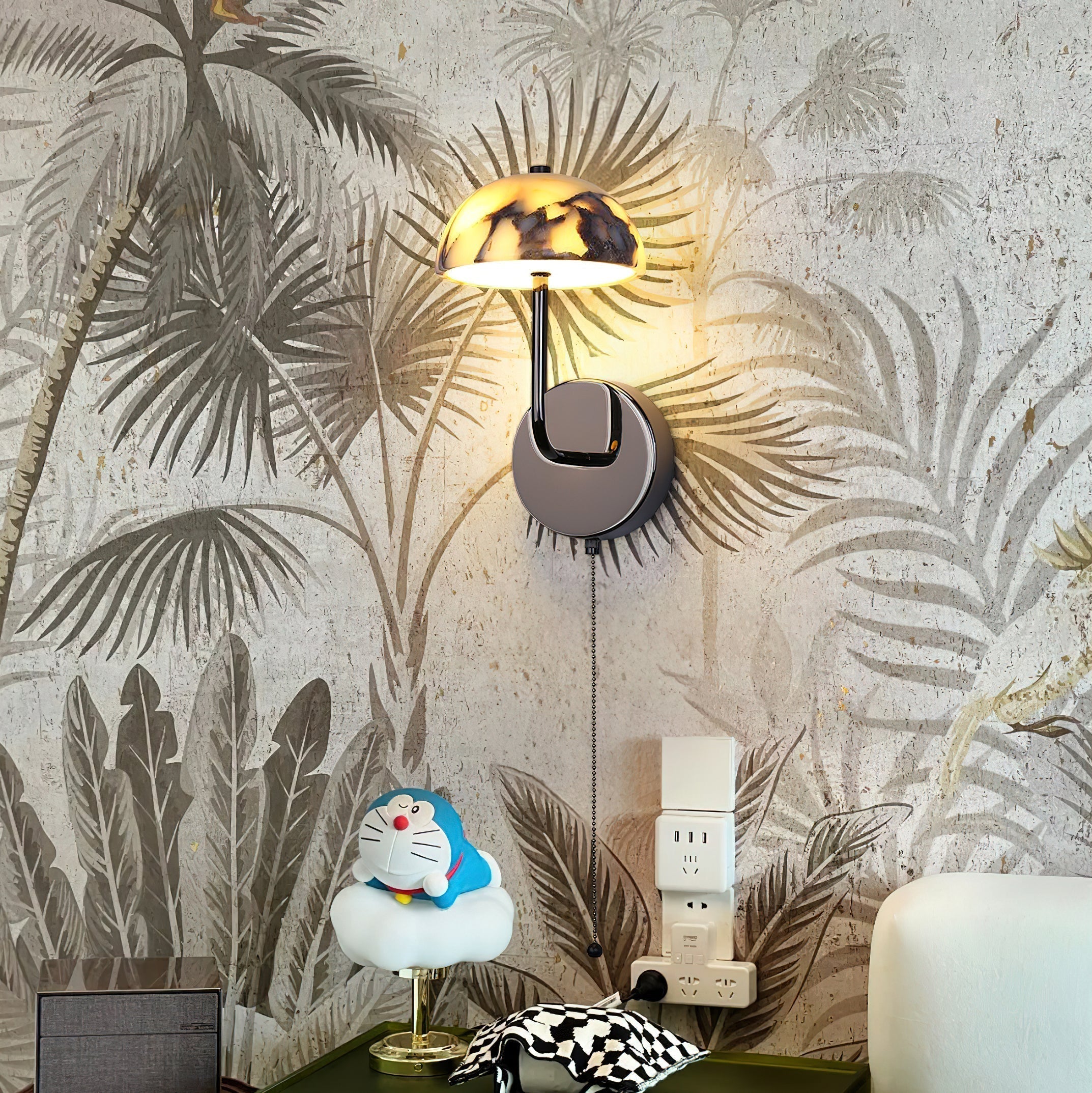 Verve Applique Murale Métal Marbre Créative - Neutralighting