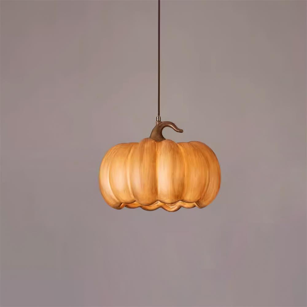 Duzy Pumpkin Lampe Suspendue Résine Vintage Japonaise - Neutralighting
