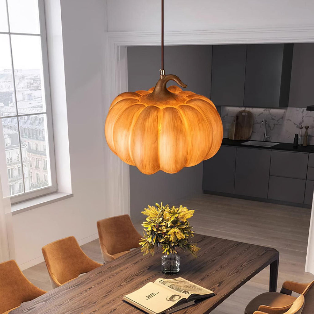 Duzy Pumpkin Lampe Suspendue Résine Vintage Japonaise - Neutralighting